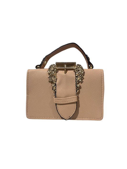 Gold Buckle Detailed Mini Satchel Bag