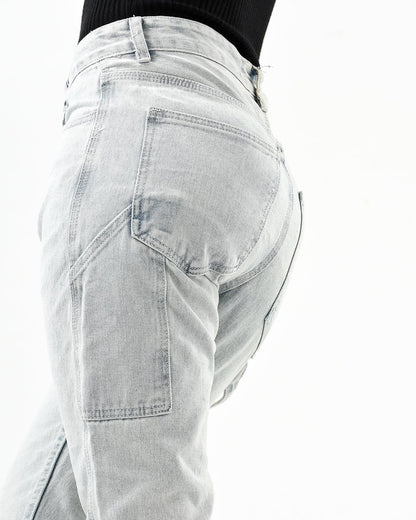 Cargo Denim Jeans Side Pocket - Styledd by L&M