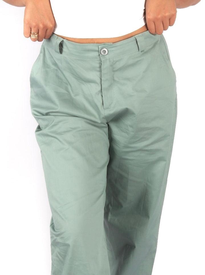 High Waist Button Cargo Pants without chain - Styledd by L&M