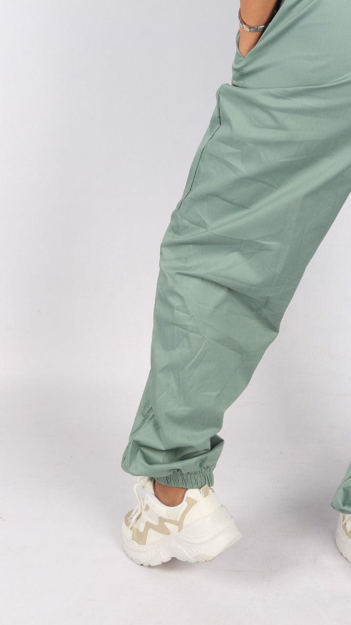 High Waist Button Cargo Pants without chain - Styledd by L&M