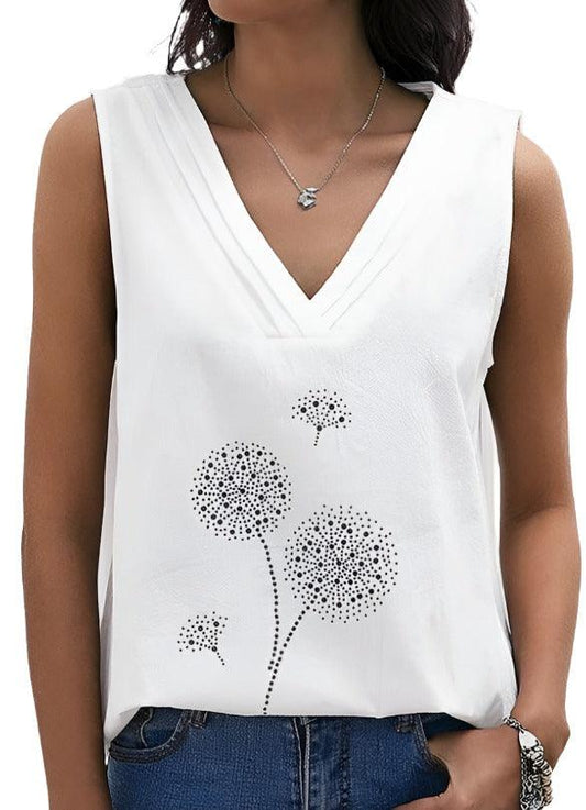 Dandelion Sleeveless Thin Sheer Top - Styledd by L&M