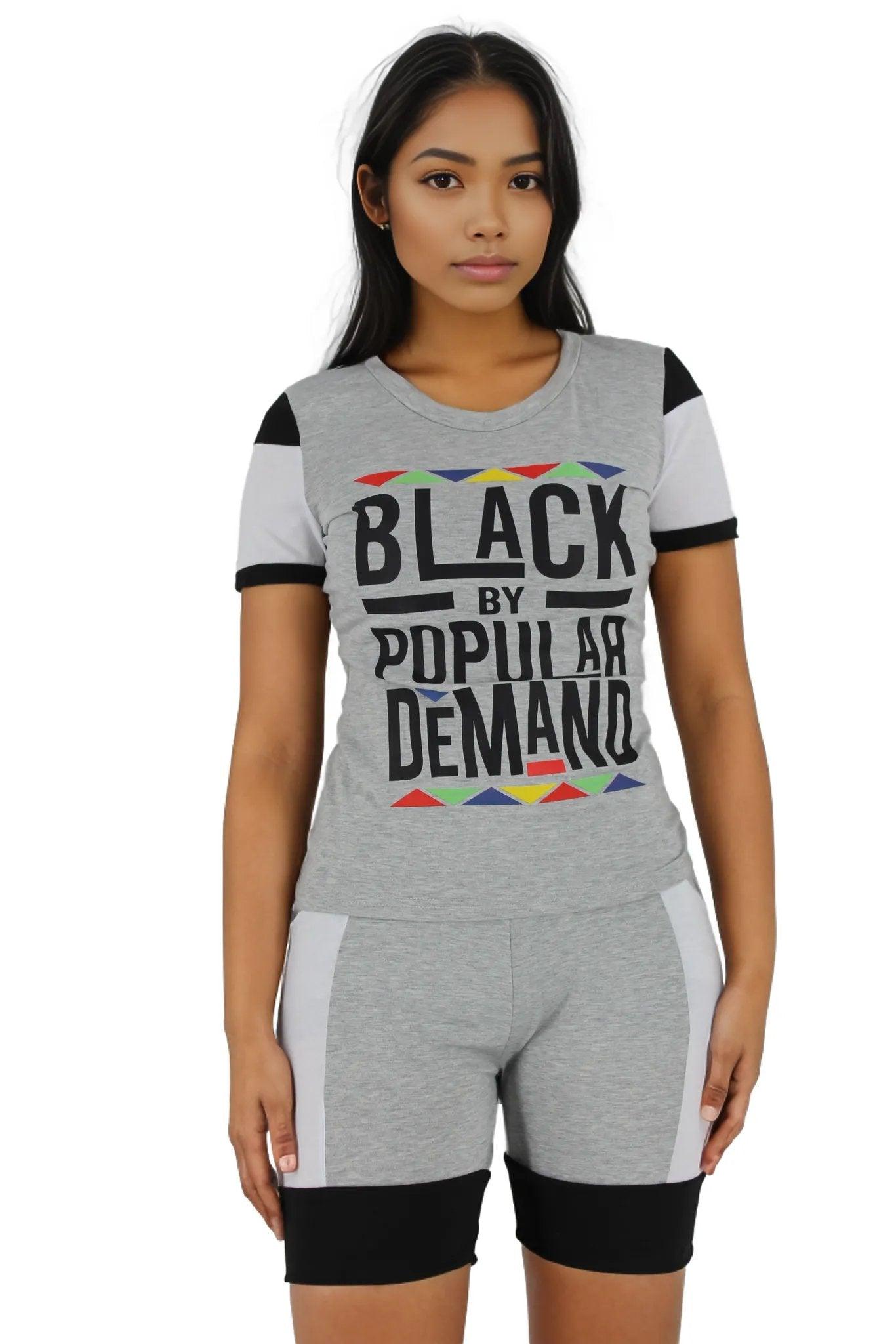 Graphic Letter 2 Piece Colou Block Athleisure Set - Styledd by L&M