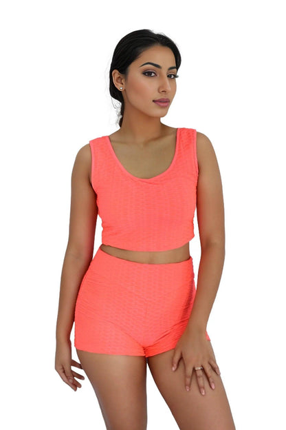 Honeycomb Yoga Set Gym Set Workout - Styledd by L&M