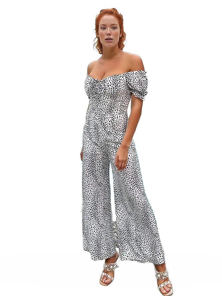 Leopard Bardot Jumpsuit - Styledd by L&M