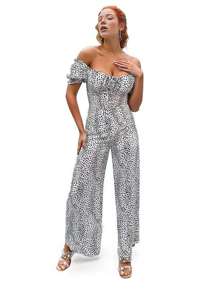 Leopard Bardot Jumpsuit - Styledd by L&M