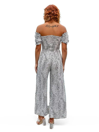 Leopard Bardot Jumpsuit - Styledd by L&M