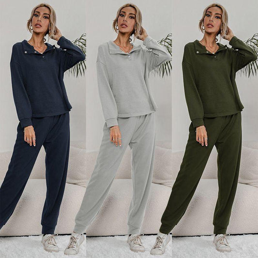 Matching Two Piece Lounge Wear Set - Styledd by L&M