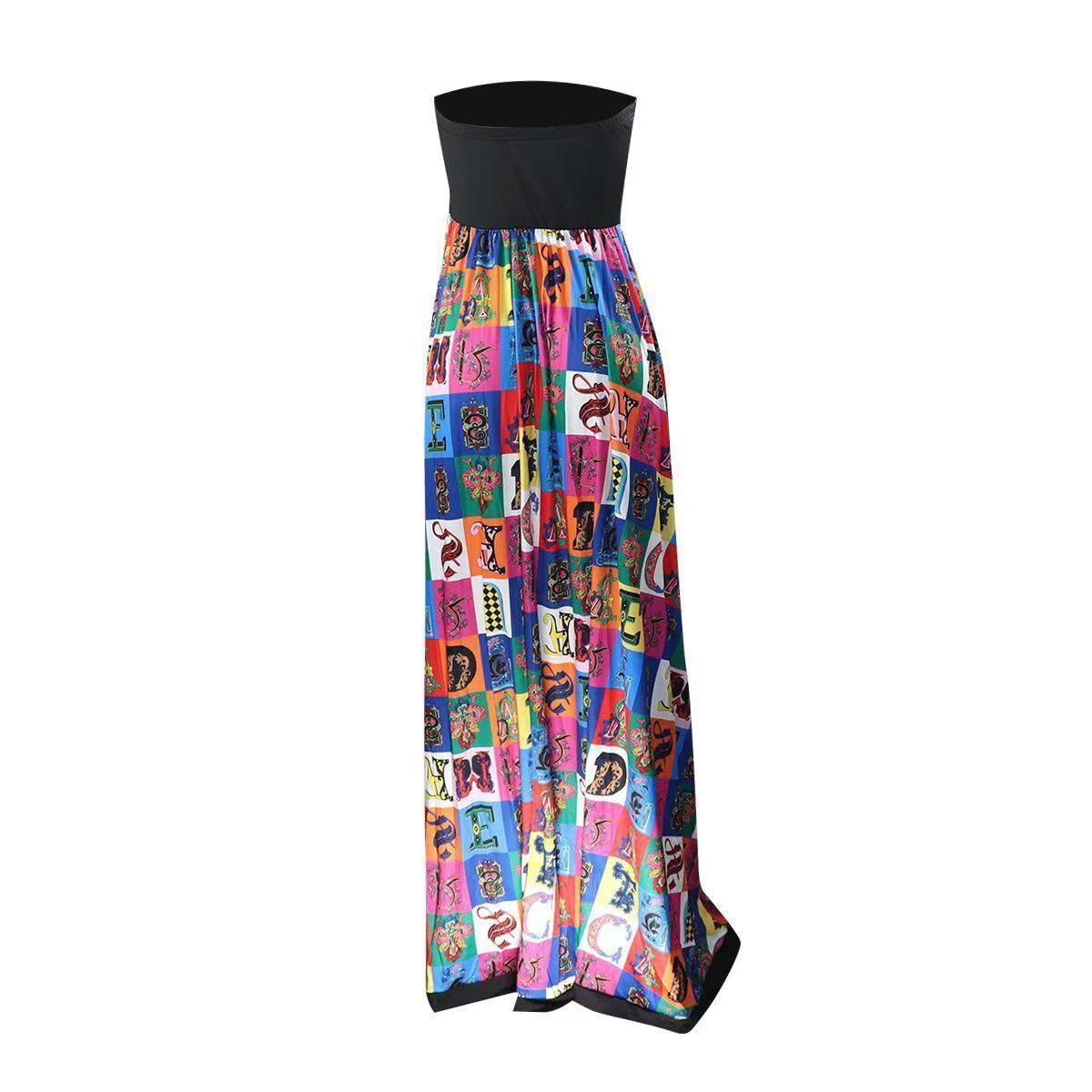 Maxi Letter Graphic Sleeveless Dress - Styledd by L&M