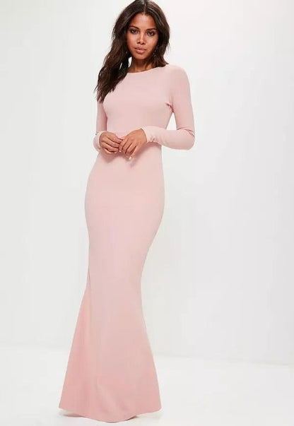 Mermaid Long Sleeve Maxi Dress - Styledd by L&M