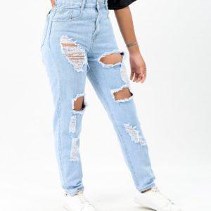 Ripped Jeans With Pocket Design ST15 - Styledd by L&M