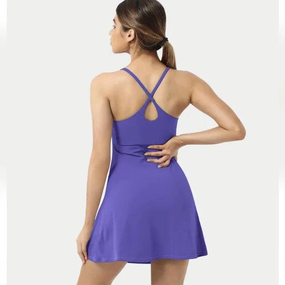 Spaghetti Strap Tennis Dress with shorts - Styledd by L&M