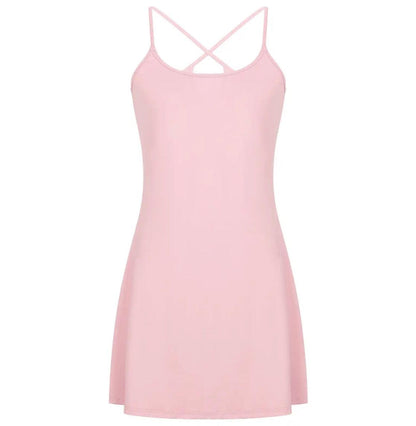 Spaghetti Strap Tennis Dress with shorts - Styledd by L&M