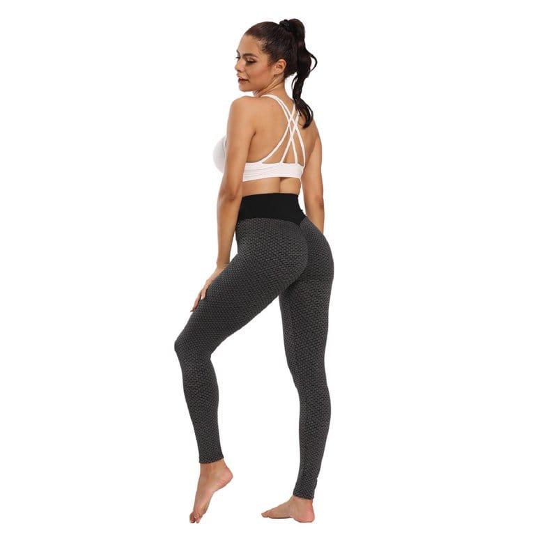 Sporty Honeycomb High-Waisted Leggings - Styledd by L&M