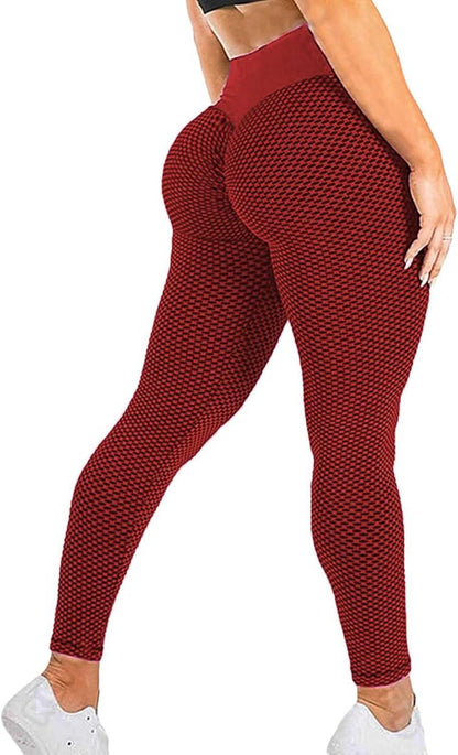 Sporty Honeycomb High-Waisted Leggings - Styledd by L&M