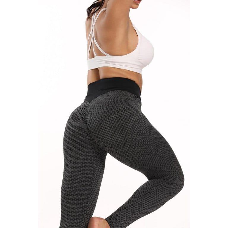 Sporty Honeycomb High-Waisted Leggings - Styledd by L&M