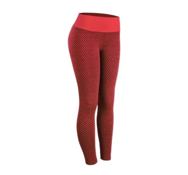 Sporty Honeycomb High-Waisted Leggings - Styledd by L&M