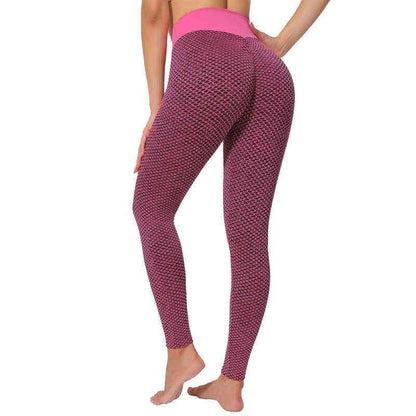 Sporty Honeycomb High-Waisted Leggings - Styledd by L&M