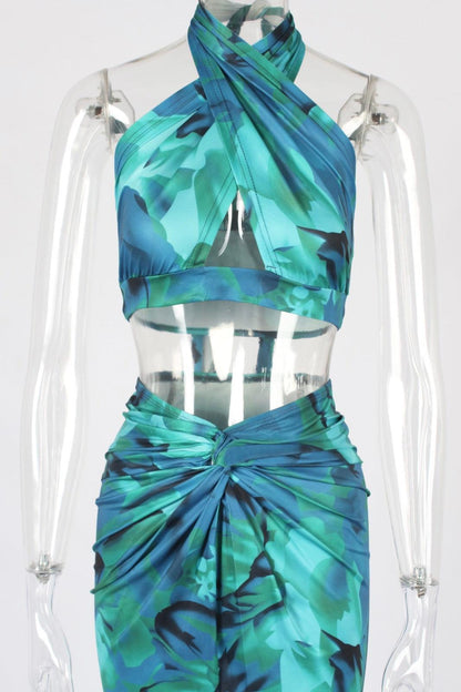 Two piece skirt beach set - Styledd by L&M